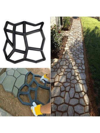 Форма для тротуарной плитки соты 48x40x5 см комплект-2 шт
