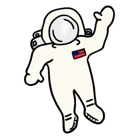 Космонавт raskraska