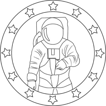 Космонавт рисунок для детей