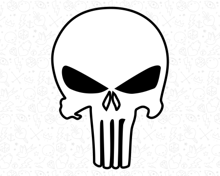 Нашивка Punisher Skull