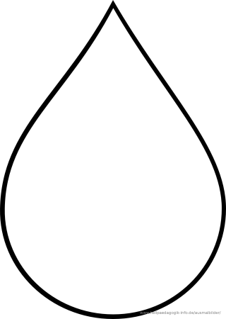 Капля трафарет