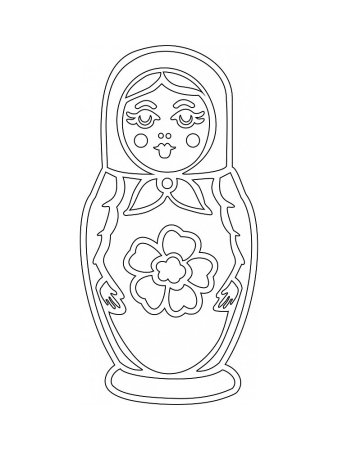 Матрешка рисунок