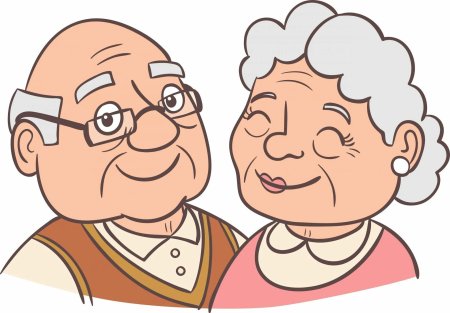 Бабушка рисунок