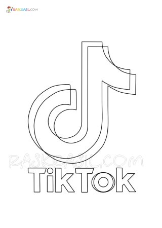 Раскраска тик ток
