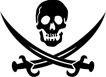 Весёлый Роджер знак пирата