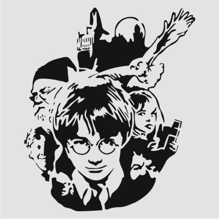 Гарри Поттер Stencil