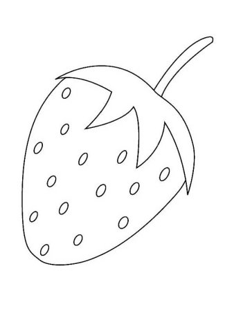 Фрукты. Раскраска