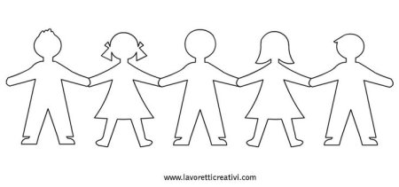 Фигурки детей для вырезания