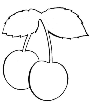 Клубника раскраска для детей