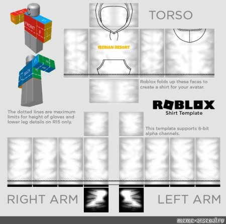 T-Shirt Roblox штаны