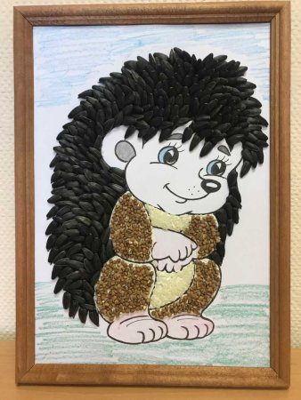 Ёжик раскраска для детей