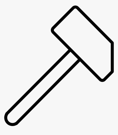 Трафарет молоток