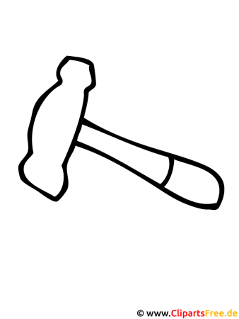 Трафарет молоток
