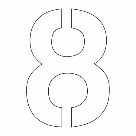 Трафарет 8