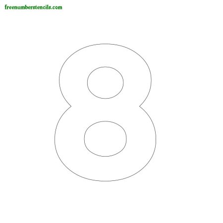Макет цифры 8