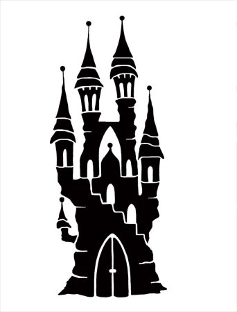 Замок трафарет