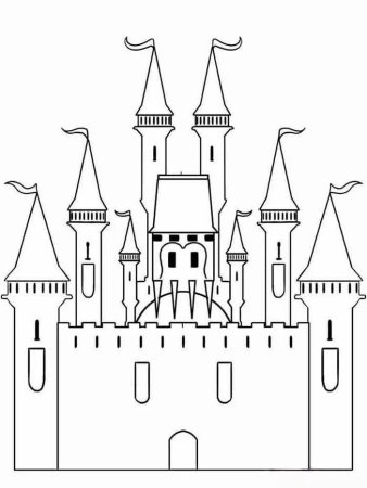 Замок рисунок