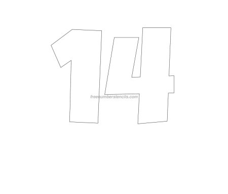 Трафарет 14