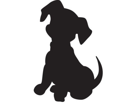 Силуэт собаки
