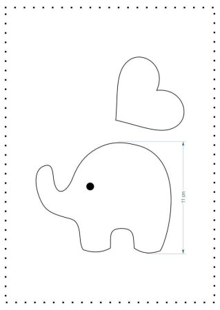Игрушки из фетра выкройки