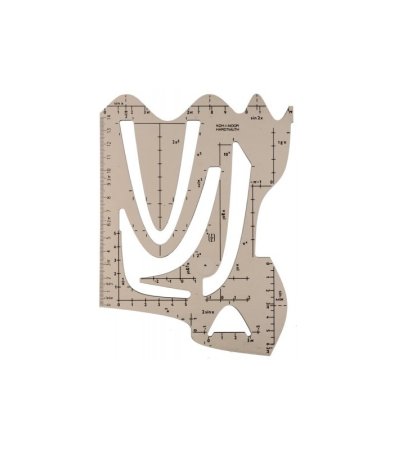 Линейка трафарет с графическими функциями