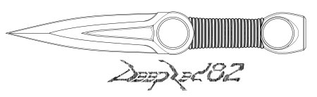 Kunai Knife чертеж