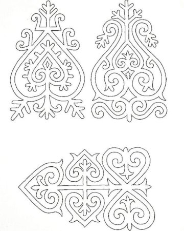 Шнуровидный Якутский орнамент