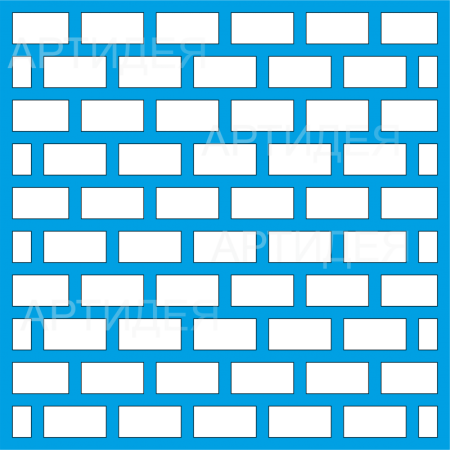 Трафарет кирпич