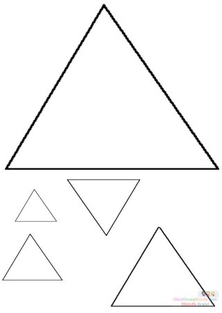 Трафарет треугольника (46 фото)