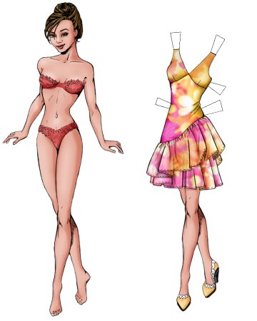 Бумажные куклы мальчик tiny Betsy MCCALL