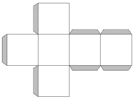 Развёртка Куба 4 на 4