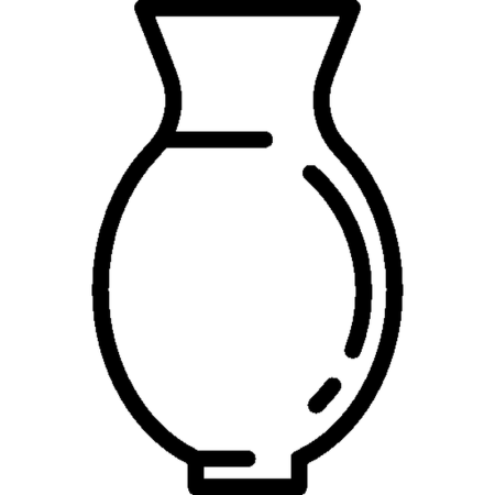 Ваза раскраска