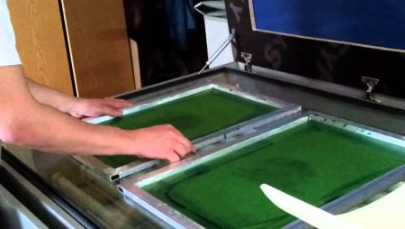 Лампа для засветки шелкография