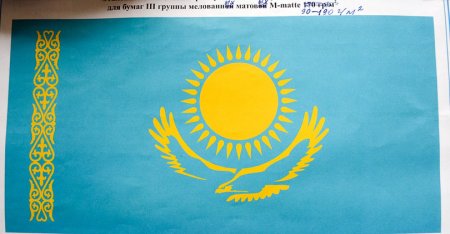 Беркут на флаге Казахстана