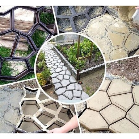 Дорожки из трафарета