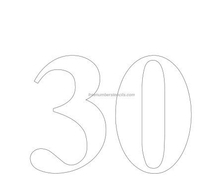 Трафарет цифра 2и3 для торта 15 см