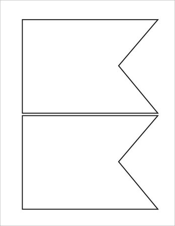 Флажок трафарет