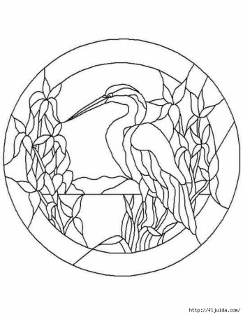Витражные трафареты