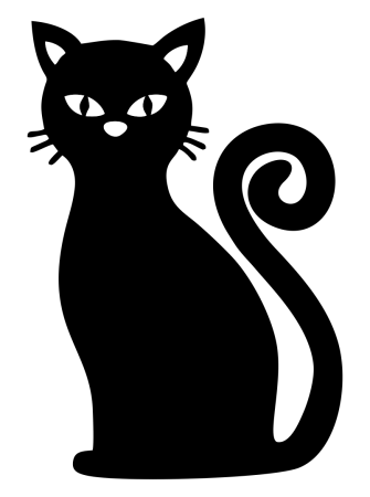 Трафарет кошки