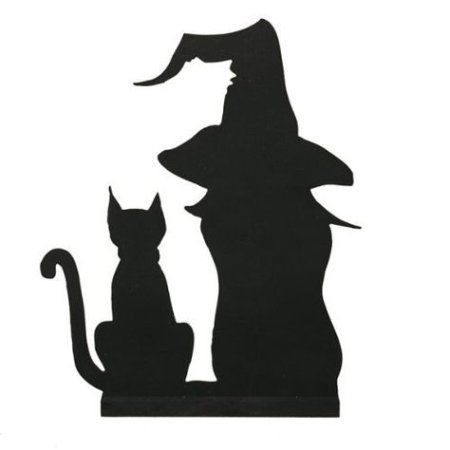 Силуэт кота на Хэллоуин
