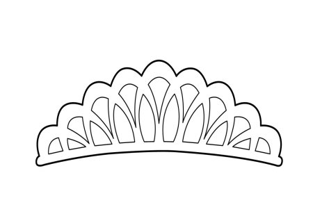 Корона трафарет