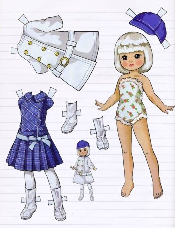Бумажные куклы мальчик tiny Betsy MCCALL
