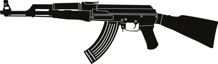 Автомат АК 47 вектор