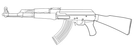 Оружие КС го раскраска АК 47