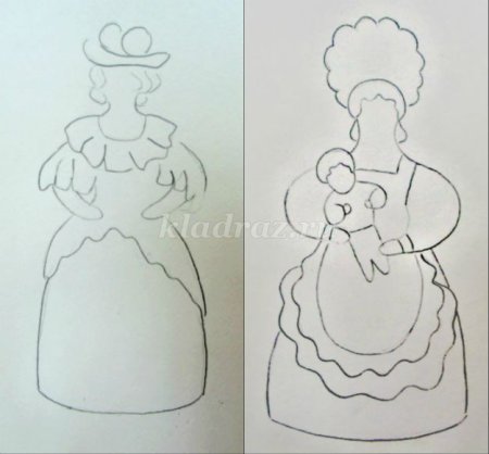 Дымковская барышня изо старшая группа