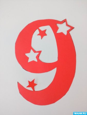 Украшение окон к 9 мая