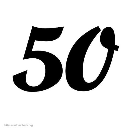 50 Трафарет