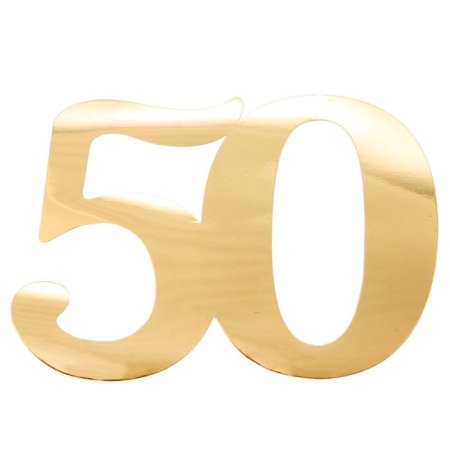 Прозрачная цифра 50
