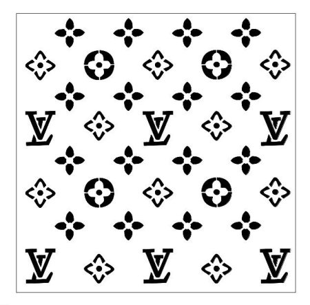 Узор Monogram Louis Vuitton