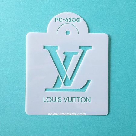 Принт Louis Vuitton трафарет